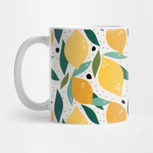 Simple Fruit fruity Lemons Summer Pattern Mug